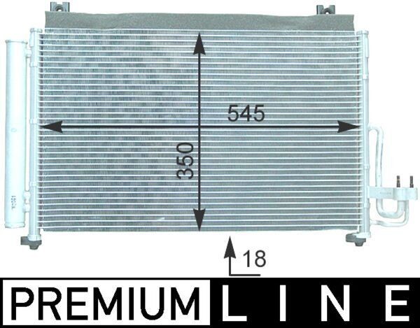 MAHLE ORIGINAL Kondensator, klimaanlegg artikkelnummer: AC 420 000P billig