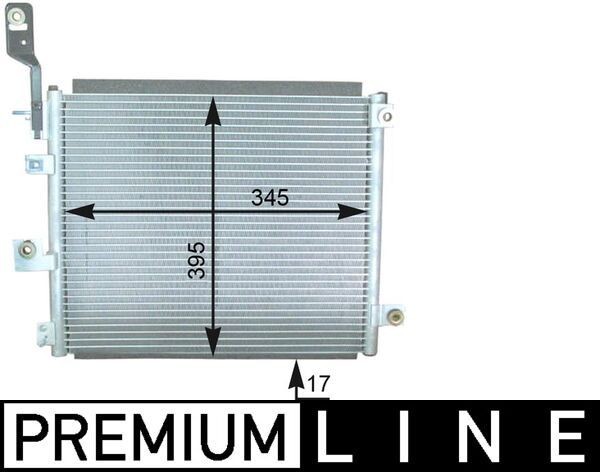 MAHLE ORIGINAL Air conditioning condenser Article number: AC 432 000P cheaply
