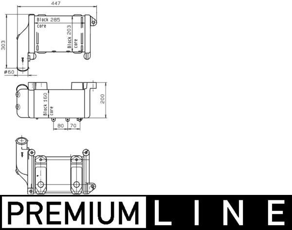MAHLE ORIGINAL Oliekøler, retarder Varenummer: CLC 141 000P billige