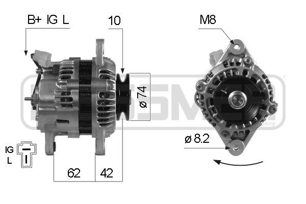 MESSMER Alternator Article number: 210107A cheaply
