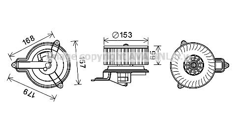 PRASCO Air conditioning condenser Article number: AD017C005 cheaply