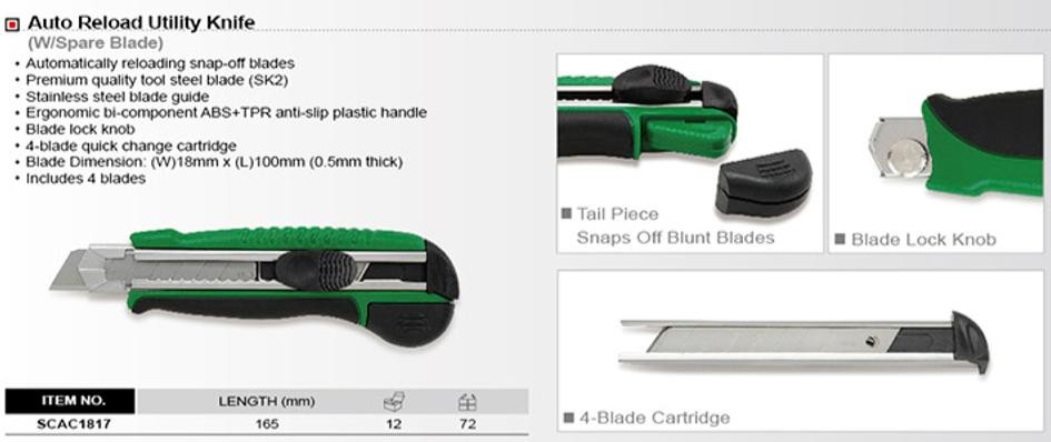 TOPTUL Cutter Varenummer: SCAC1817 billige