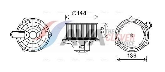 AVA COOLING SYSTEMS Intercooler Article number: JE4082 cheaply