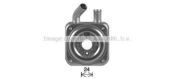PRASCO Engine oil cooler Article number: HY3584 cheaply