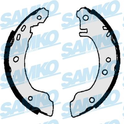 SAMKO Brake Shoe Set Article number: 86780 cheaply