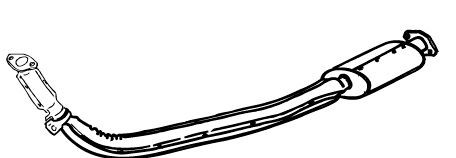 VEGAZ Front Silencer Article number: MZR-59 cheaply