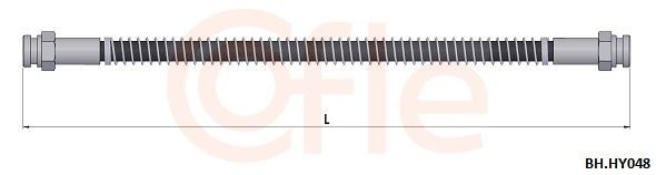 COFLE Brake hose Article number: 92.BH.HY048 cheaply