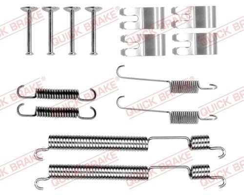 QUICK BRAKE 105-0053 Lisakomplekt, Piduriklotsid VENTO 1.6 MPI 105 HP Bensiin