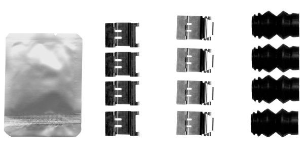 TEXTAR 82554200 Accessoireset, schijfremblok C-HR 2.0 (ZGX10) 150 PK Benzine