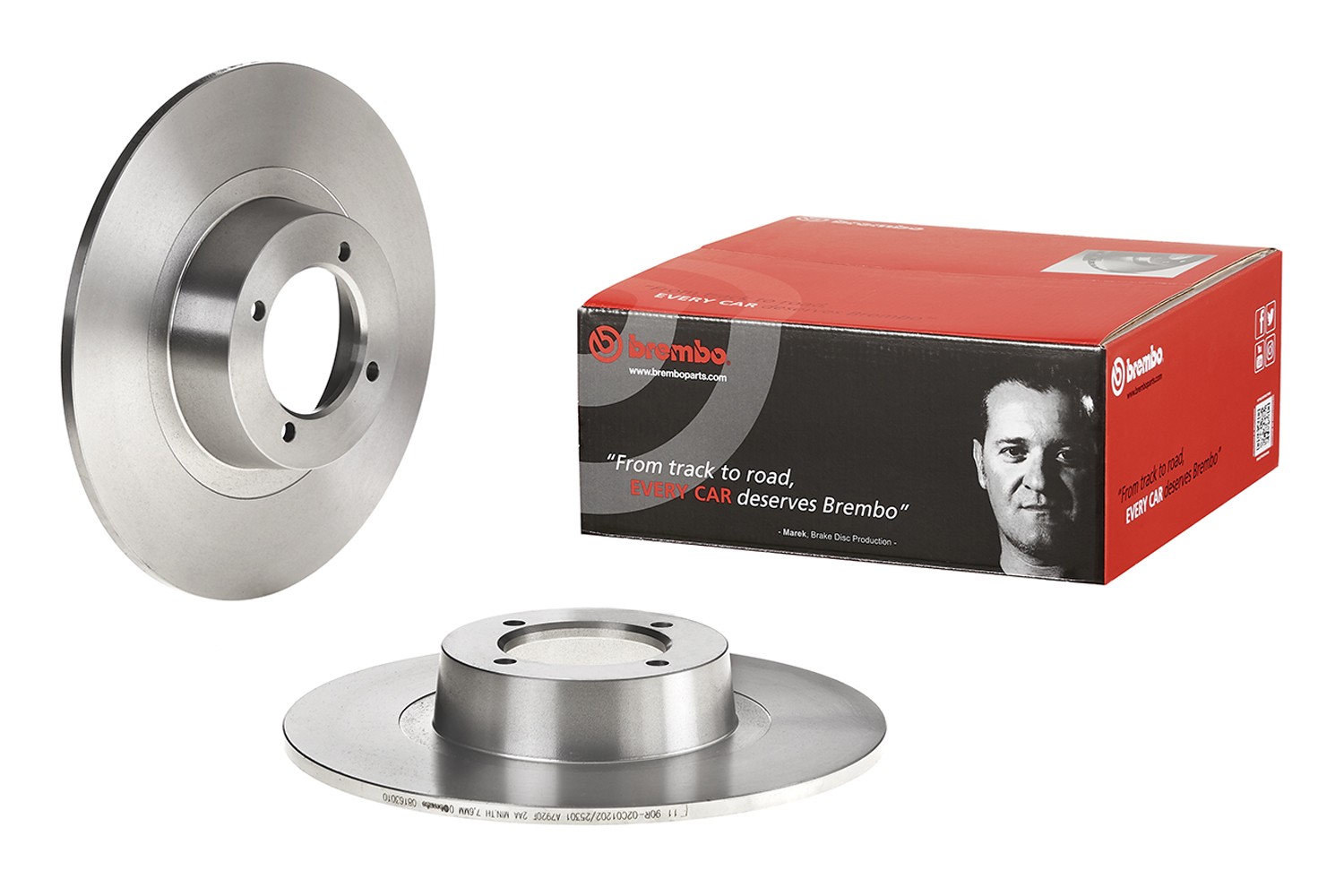 BREMBO Brake disc Article number: 08.1630.10 cheaply