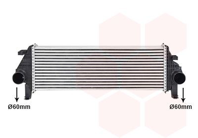 VAN WEZEL Intercooler Article number: 21014703 cheaply