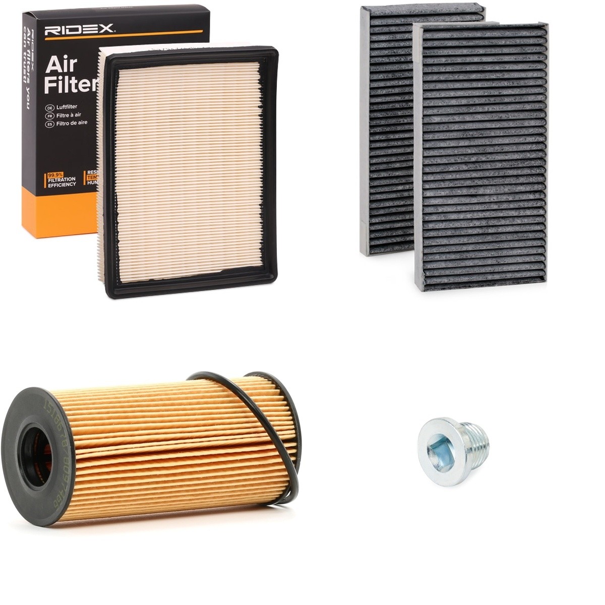 RIDEX Filter kit Article number: 4055F21373 cheaply