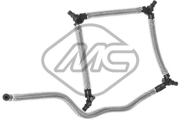 Metalcaucho 92221 Hose, fuel overflow S40 2.0 D 136 PS Diesel 2012
