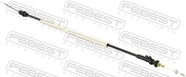 FEBEST 23104-B7RV2 Cable, door release PASSAT 3.6 FSI 280 PS Petrol 2011