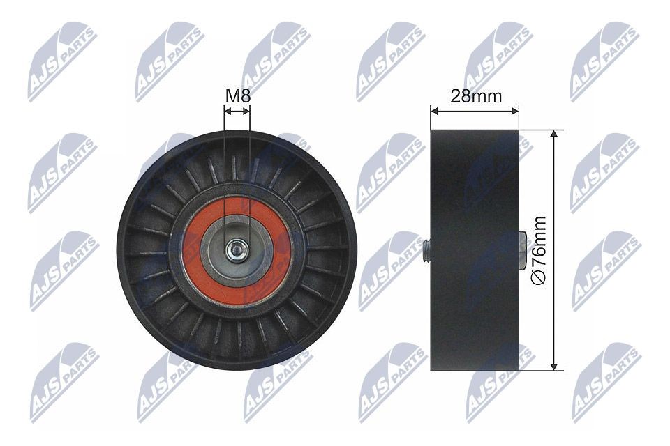 NTY Tensioner pulley Article number: RNK-AU-009 cheaply