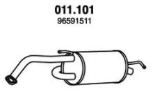 PEDOL Rear silencer Article number: 011.101 cheaply