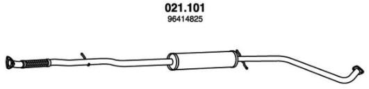 PEDOL Middle silencer Article number: 021.101 cheaply