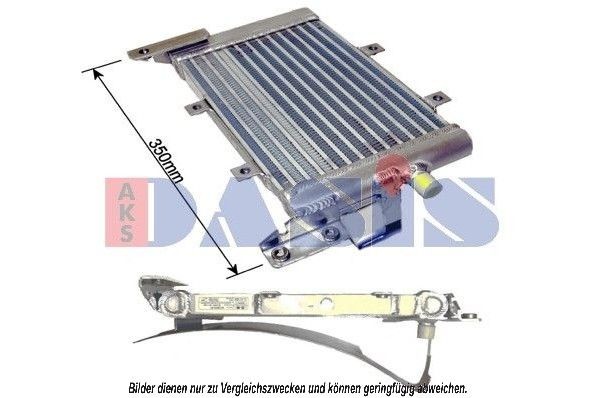 AKS DASIS 376005N Õliradiaator, roolimine RANGE ROVER 3.9 4x4 190 HP Bensiin 2002