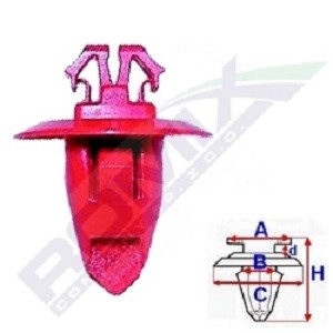 ROMIX Clip, trim / protective strip Article number: 80105 cheaply