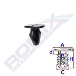ROMIX Clip, trim / protective strip Article number: C60595 cheaply