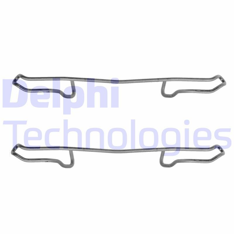 DELPHI LX0108 Set accesorii, placute frana CAVALIER 1.7 D 57 CP motor diesel 1995