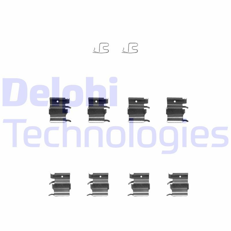 DELPHI LX0366 Lisakomplekt, ketaspiduriklotsid MX-5 1.8 (NB8C) 146 HP Bensiin 2005