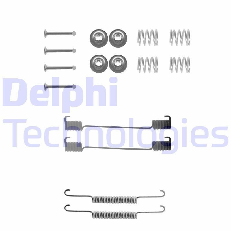 DELPHI LY1064 Lisakomplekt, Piduriklotsid SPRITE 1.3 65 HP Bensiin 1971