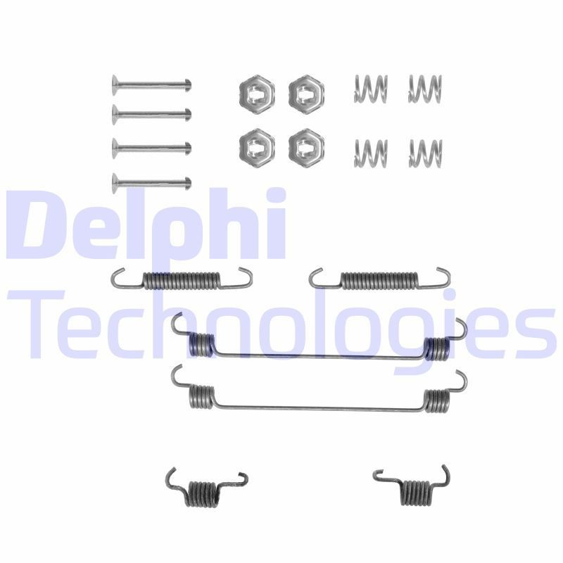 DELPHI LY1112 Accessory Kit, brake shoes MEGANE 1.9 dCi 120 PS Diesel