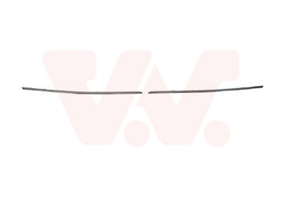 VAN WEZEL 4422514 Trim / Protective Strip, radiator grille CLIO 1.3 TCe 140 (B7N0) 140 PS Petrol