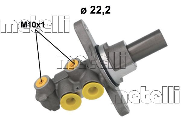 METELLI Peapiduri silinder Artikli number: 05-1217 soodsalt