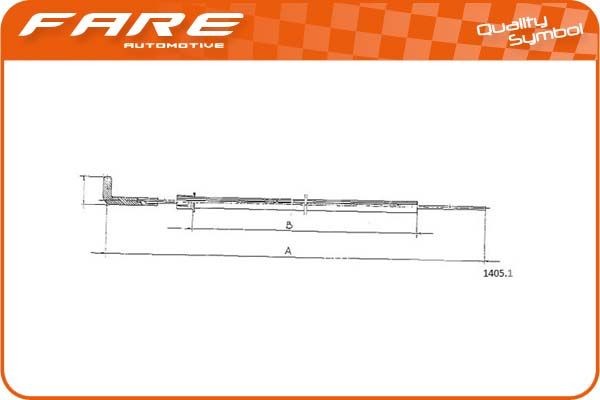 FARE SA Starterkabel Varenummer: 28560 billige