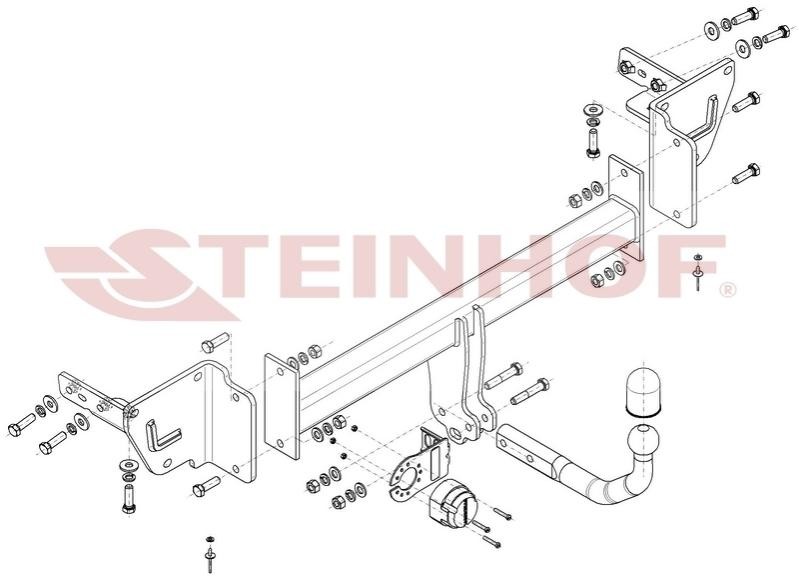 STEINHOF Trailer Hitch Article number: J-075 cheaply