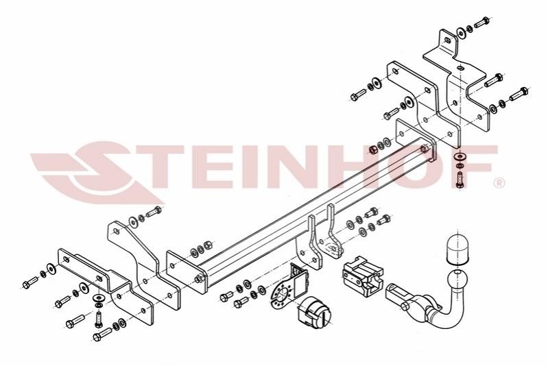 STEINHOF Trailer Hitch Article number: M-341 cheaply