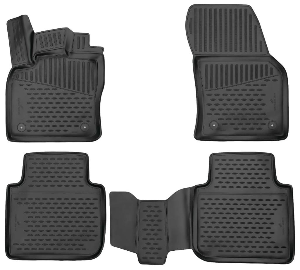 WALSER 75047 Floor mats KODIAQ 1.4 TSI 4x4 150 PS Petrol