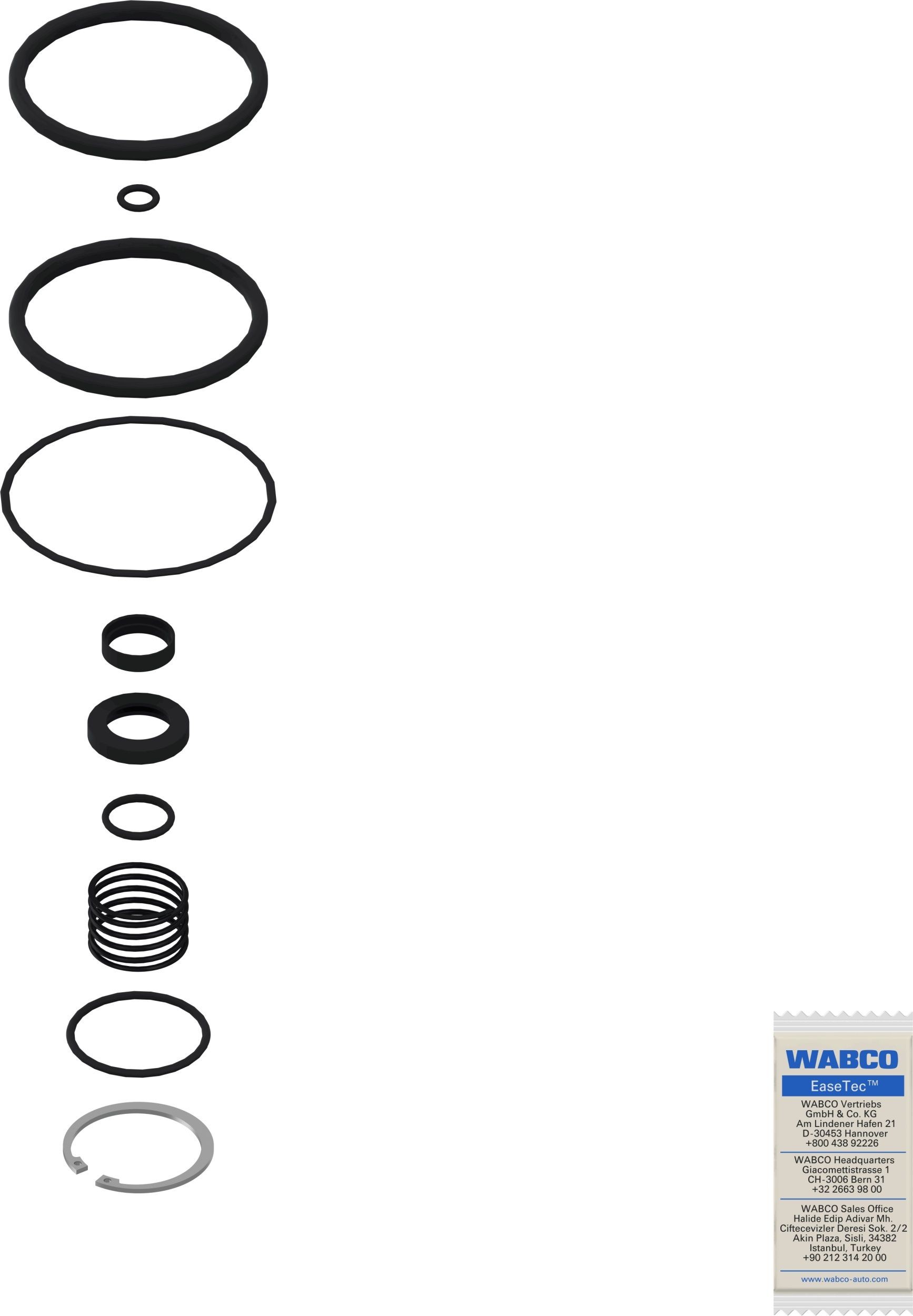 WABCO Reperationssæt, relæventil Varenummer: 4730170002 billige