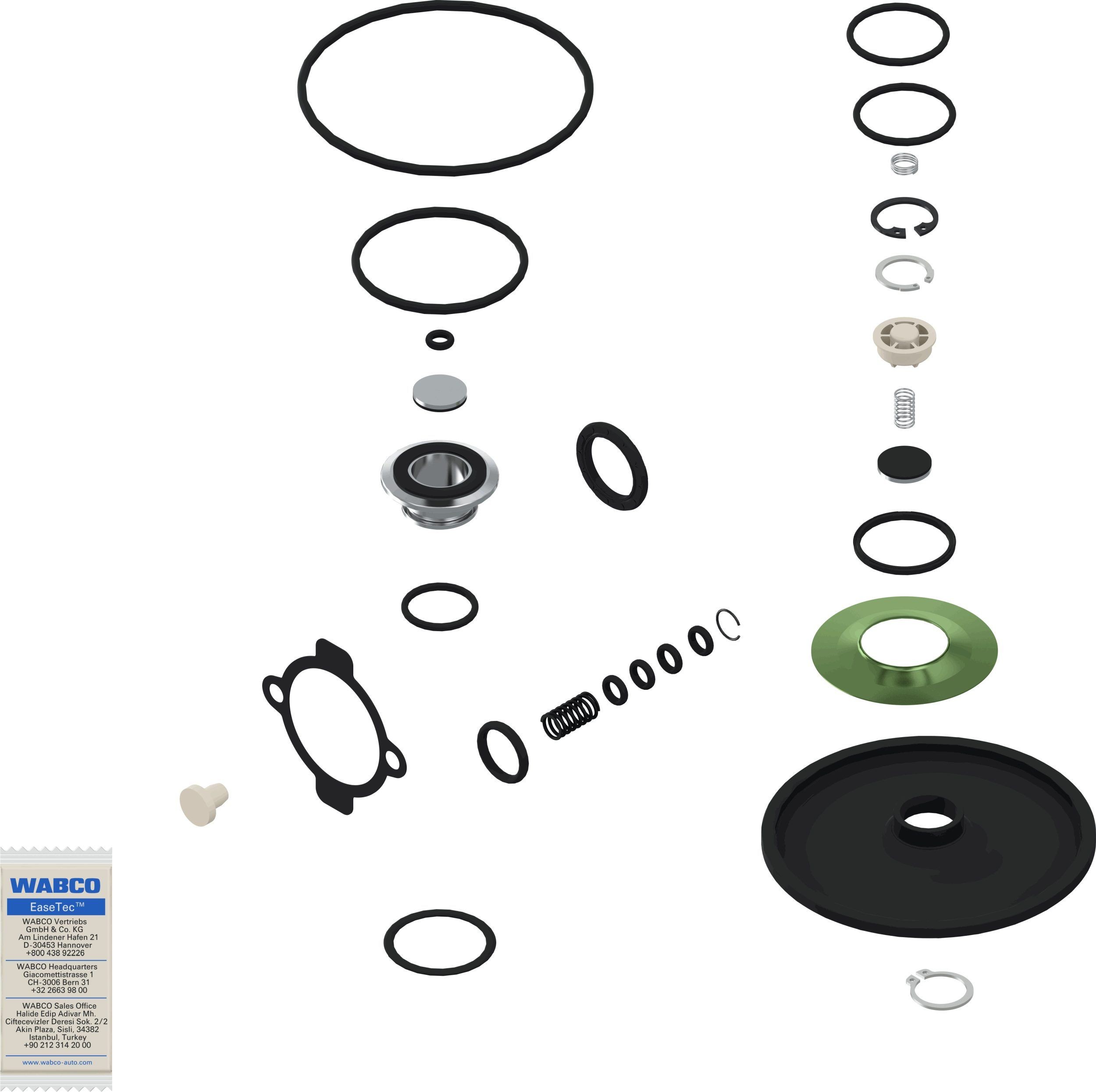 WABCO Rep.sæt, brensekraftregulator Varenummer: 4757110012 billige