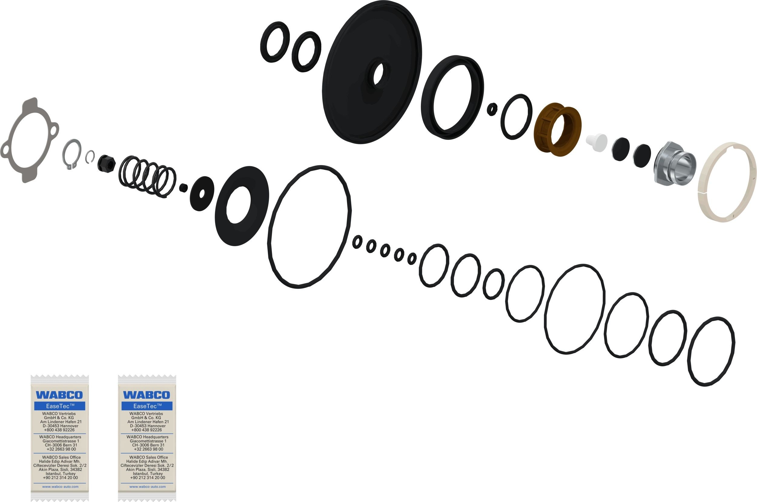 WABCO Rep.sæt, brensekraftregulator Varenummer: 4757150002 billige