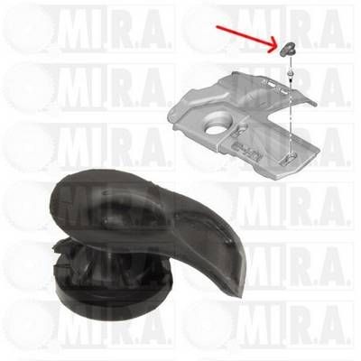 MI.R.A. 25/2257 Kryt motoru JUMPY 1.6 HDi 8V 90 HP Diesel 2016