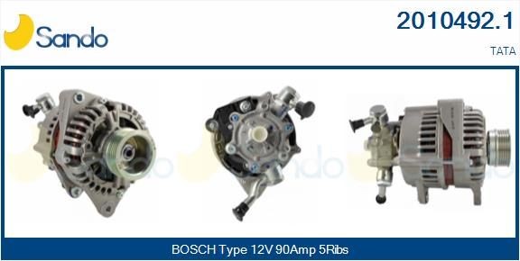 SANDO Air conditioning compressor Article number: SAC72208.1 cheaply