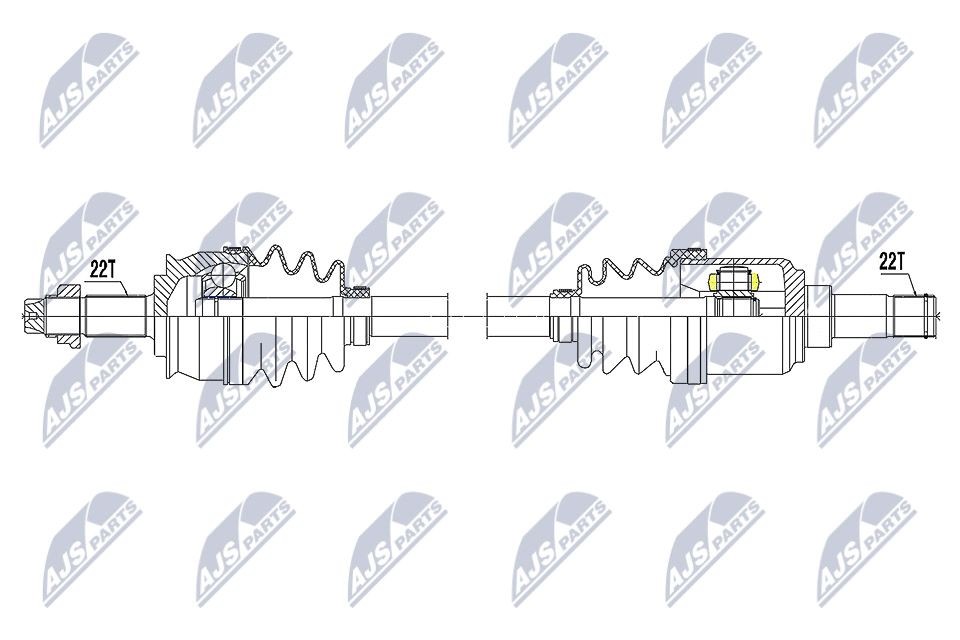 NTY Drive shaft Article number: NPW-FT-060 cheaply