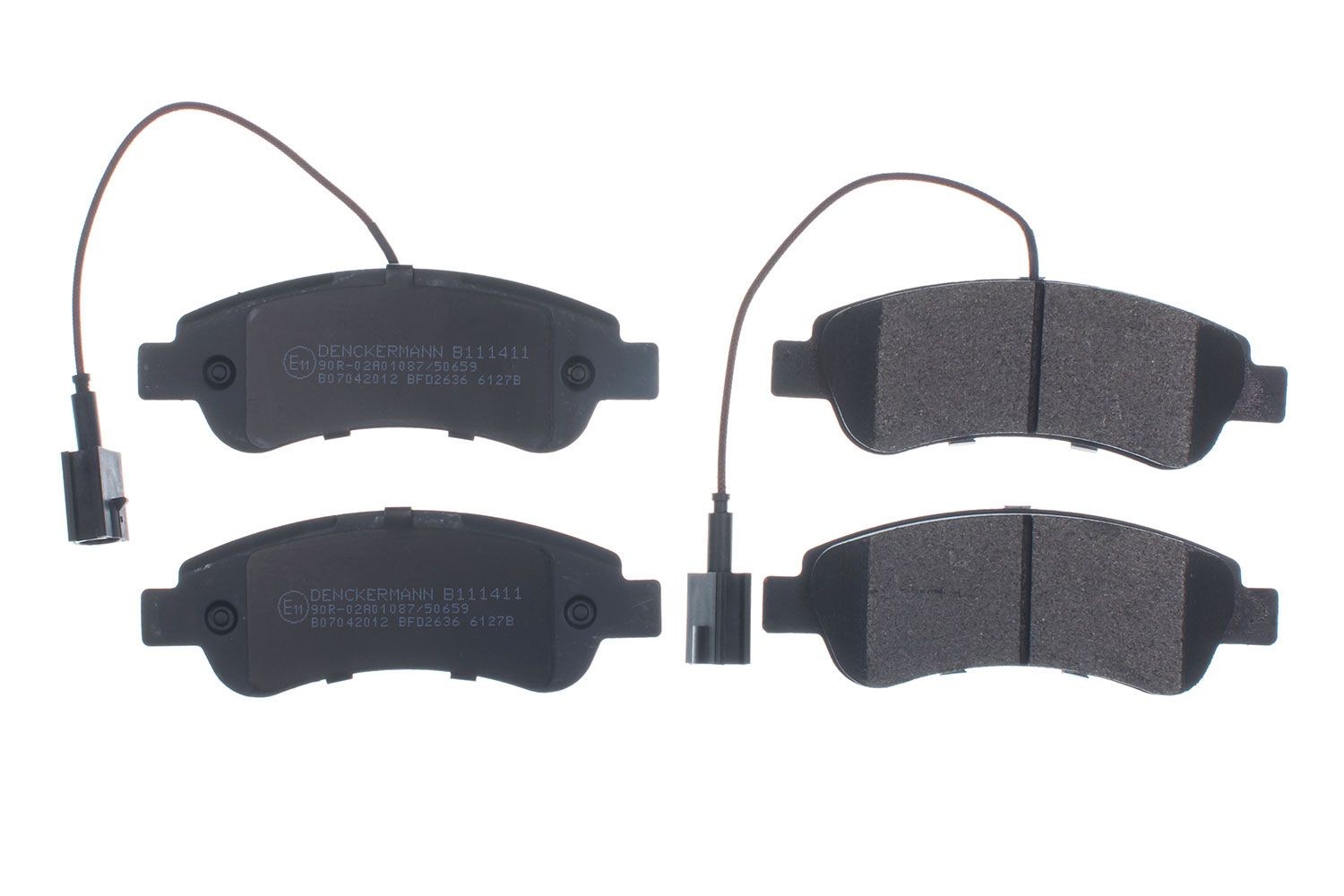 DENCKERMANN Brake pad set Article number: B111411 cheaply