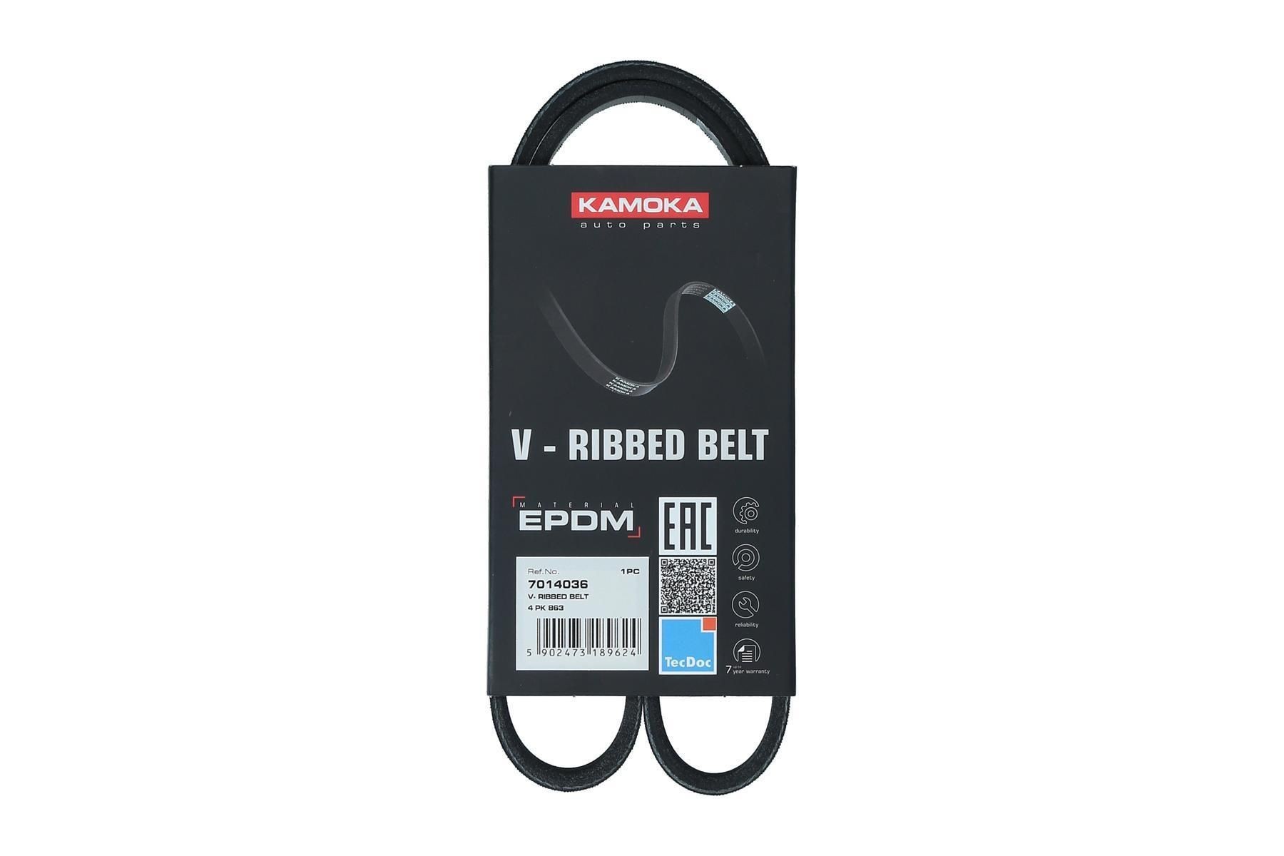 KAMOKA Serpentine belt Article number: 7014036 cheaply