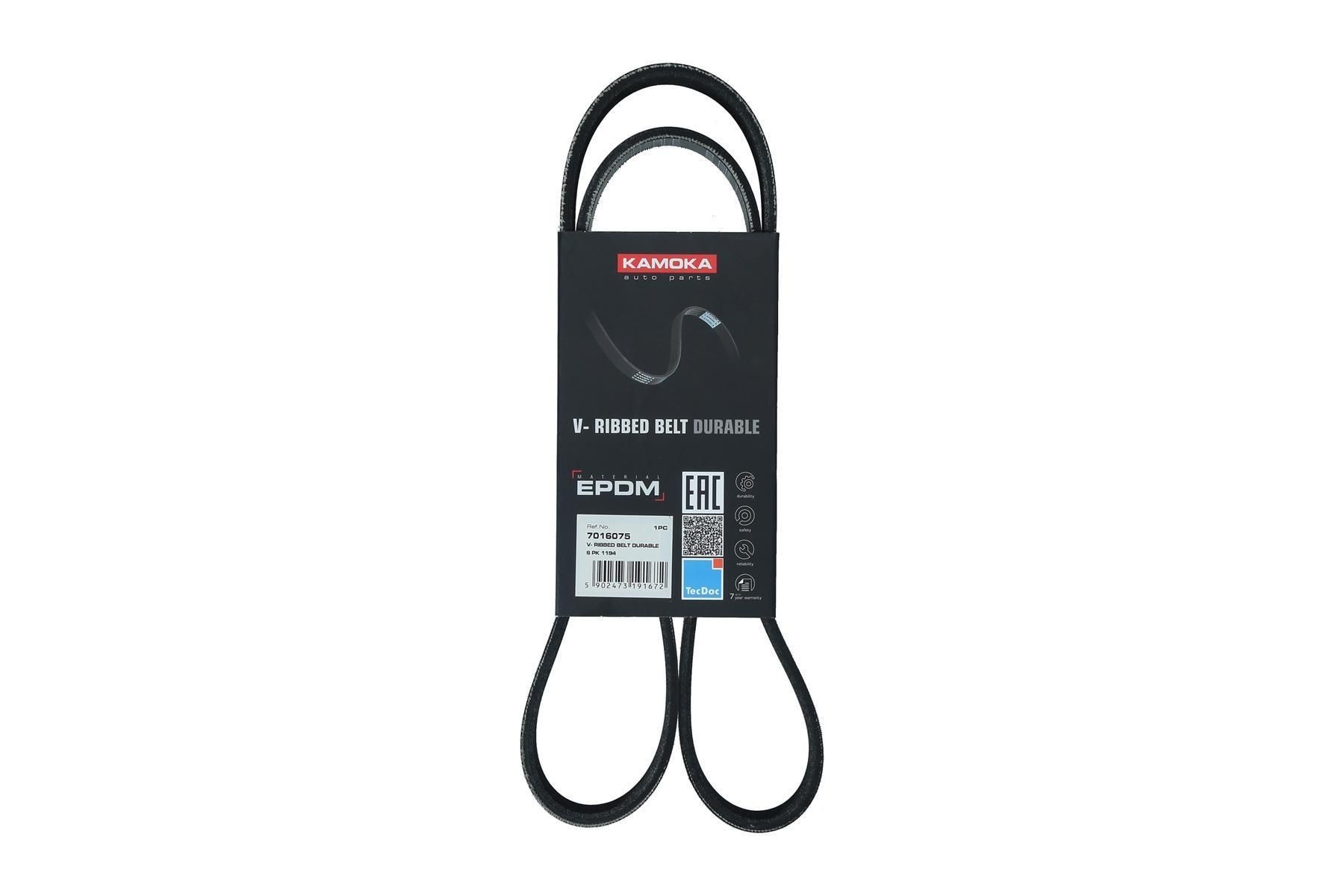 KAMOKA Serpentine belt Article number: 7015078 cheaply