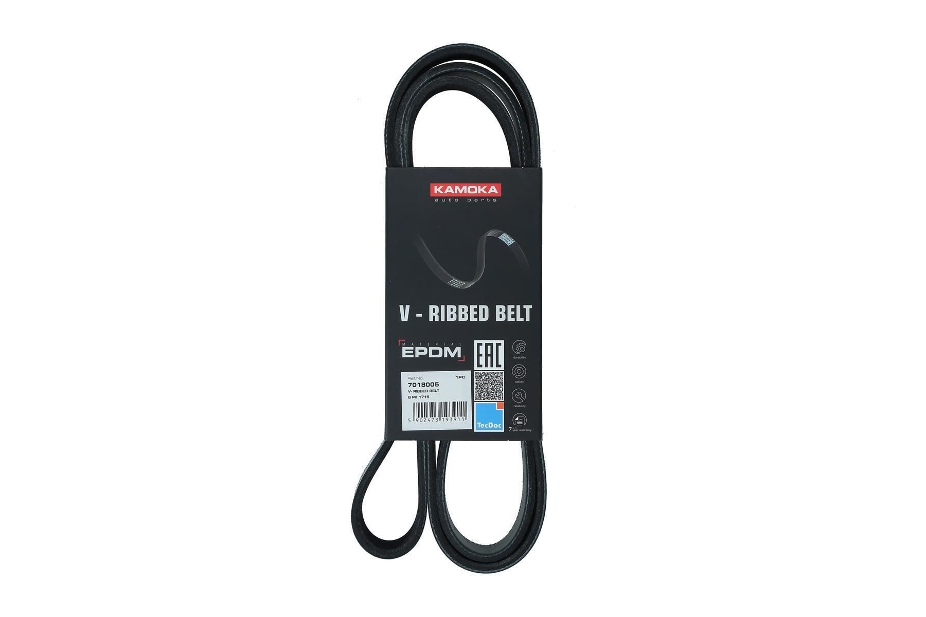 KAMOKA Serpentine belt Article number: 7018005 cheaply
