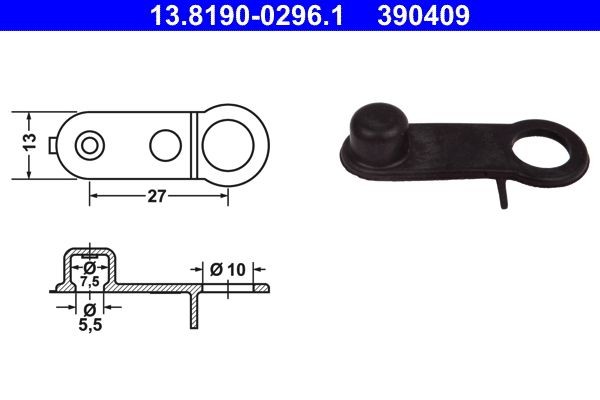 ATE Sealing / Protective Cap Article number: 13.8190-0296.1 cheaply