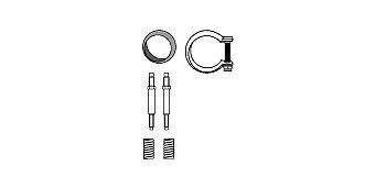 HJS Mounting Kit, catalytic converter Article number: 82 22 4461 cheaply