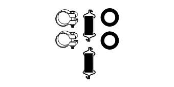 HJS Exhaust mounting kit Article number: 82 32 7093 cheaply