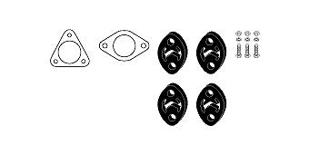 HJS Exhaust mounting kit Article number: 82 41 7406 cheaply