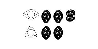 HJS Exhaust mounting kit Article number: 82 41 7419 cheaply