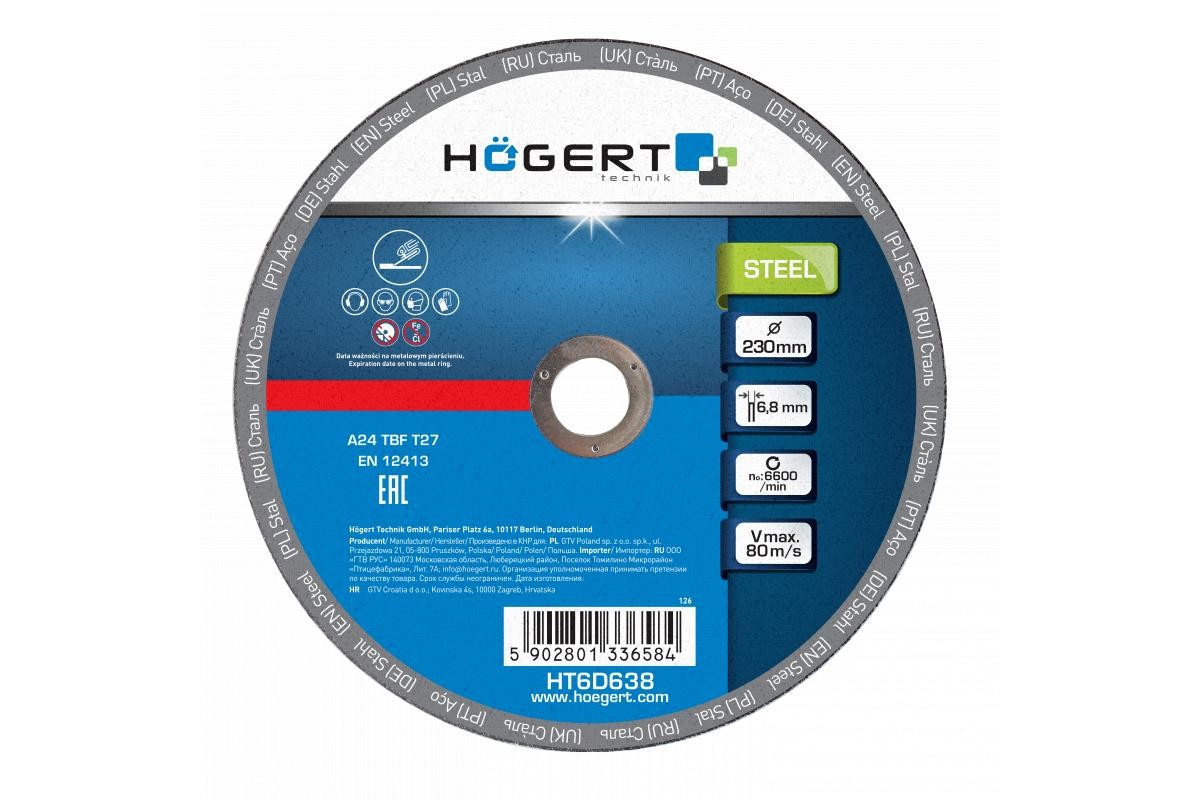 Hogert Technik Slibeskive, vinkelsliber Varenummer: HT6D638 billige